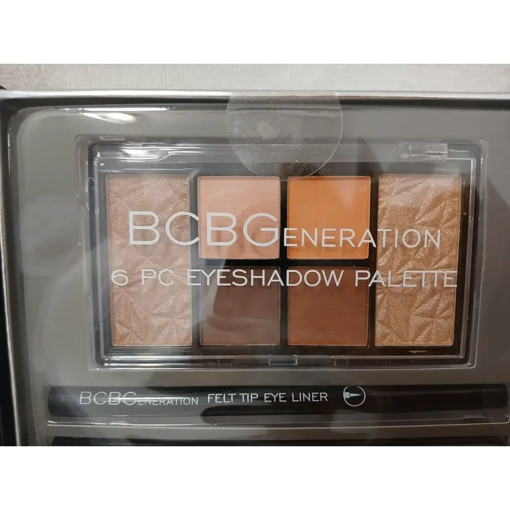 4 Pc Set BCBGeneration Natural Complete Eyes Liner Mascara Lip Set Talc Free New